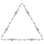 Triangular flowery form