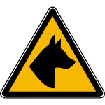 Dog hazard image