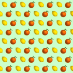 Citrus fruit pattern