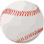 Baseball ball vector image