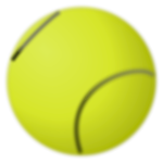 Vector image of tennis ball