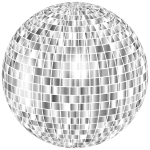 Glimmering Disco Ball Enhanced 2 No Background