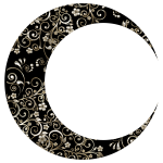 Gold Floral Crescent Moon Mark II 11