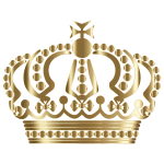 Gold German Imperial Crown No Background