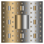 Sierpinski Gold and Silver Carpet