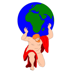 Greek god Atlas 3
