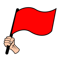 Hand with flag 1