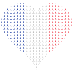 Heart France Flag Eiffel Tower