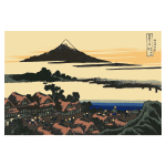 Vector image of Dawn at Isawa Koshiu in province of Kai