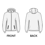 Hoodie sweatshirt template