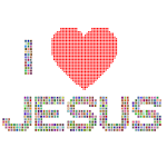 I Love Jesus message