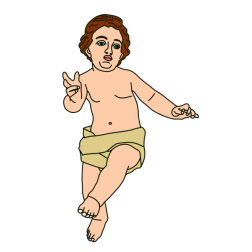 Little boy dancing