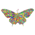 Low Poly Butterfly Prismatic 4