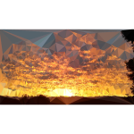Low Poly California Sunset