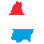 Luxembourg Map Flag