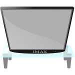 Modern TV vector image