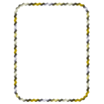 Metallic Wave Border