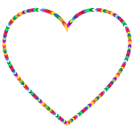 Multicolored Arrows Heart