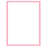 1-Bit Hearts Red