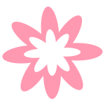 Pink Burst Flower
