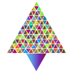 Prismatic Abstract Triangular Christmas Tree 4