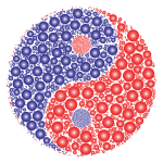 Prismatic Circles Yin Yang 2 No Background