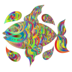 Prismatic Hand Drawn Fish