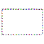 Prismatic Handprints Frame