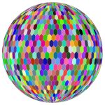 Prismatic Hexagonal Grid Sphere Variation 2