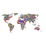 Prismatic Jigsaw Puzzle World Map 7