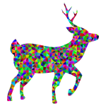 Prismatic Low Poly Deer