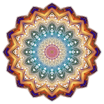 Prismatic Mandala Line Art 10 No Background