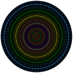 Prismatic Spiral Tree Circle