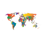 Prismatic World Map 5