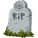 RIP graveside marker