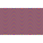 Rainbow Waves Background