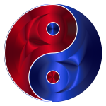 Ruby And Sapphire Yin Yang