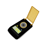 Universal communicator device vector image
