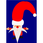 Saint Nick vector drawing