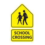 School crossing sign