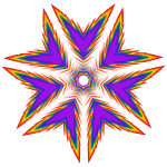 Sharp Rainbow Star