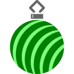 Stripy green ball
