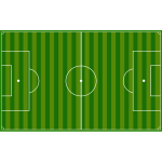 Vector Image Of A Soccer Field