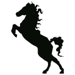 Stallion silhouette
