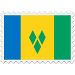 StampSaintVincentGrenadinesFlag