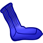 Blue sock