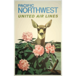 Travel poster of Pacific Northwest