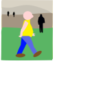 Man walking animation