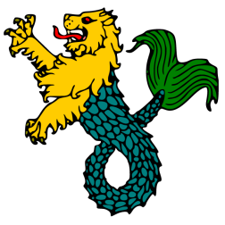 Water monster: half fish and half lion II