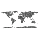 World Map Bubbles